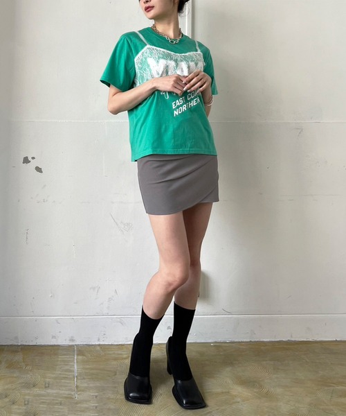 【関税込み】AGR マルチカラー タイダイ ミニスカート タイダイ柄ビーズミニスカート - マルチカラ― | ZARA Japan / 日本