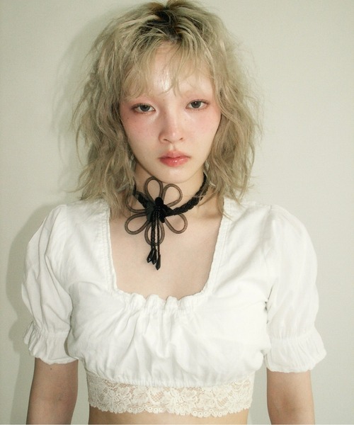 musubore（ムスボレ） チョーカー 「 select 」flower beads choker
