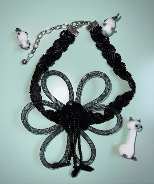 musubore（ムスボレ） チョーカー 「 select 」flower beads choker