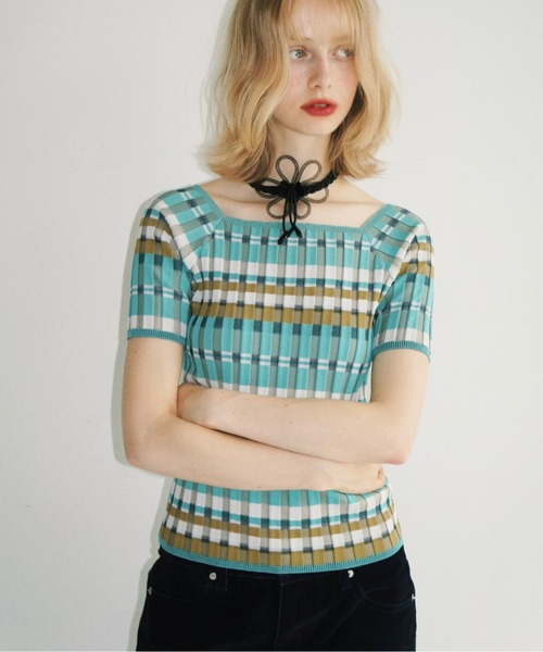 musubore（ムスボレ） チョーカー 「 select 」flower beads choker