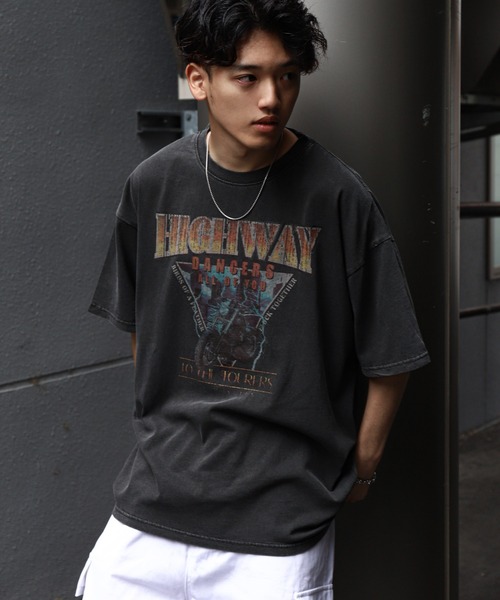 gram. tシャツ 「_gram.」 ピグメント加工 90s ロックTシャツ / バンド