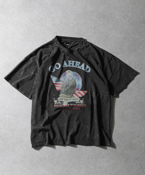 gram. tシャツ 「_gram.」 ピグメント加工 90s ロックTシャツ / バンド