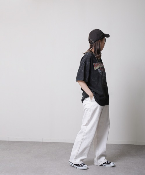 tシャツ WANT SOME MORE BIG Tシャツ レディース メンズ gram. tシャツ 「_gram.」 ピグメント加工 90s ロックTシャツ