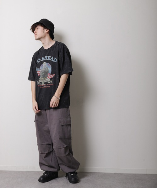 gram. tシャツ 「_gram.」 ピグメント加工 90s ロックTシャツ / バンド