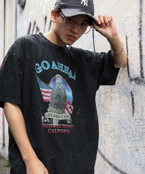 gram. tシャツ 「_gram.」 ピグメント加工 90s ロックTシャツ / バンド