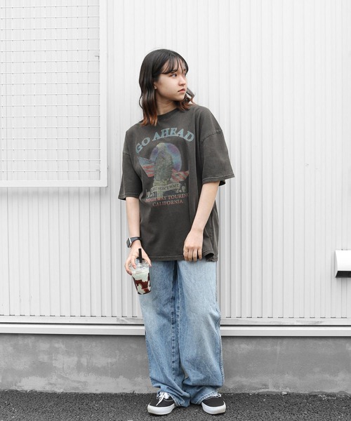 gram. tシャツ 「_gram.」 ピグメント加工 90s ロックTシャツ / バンド