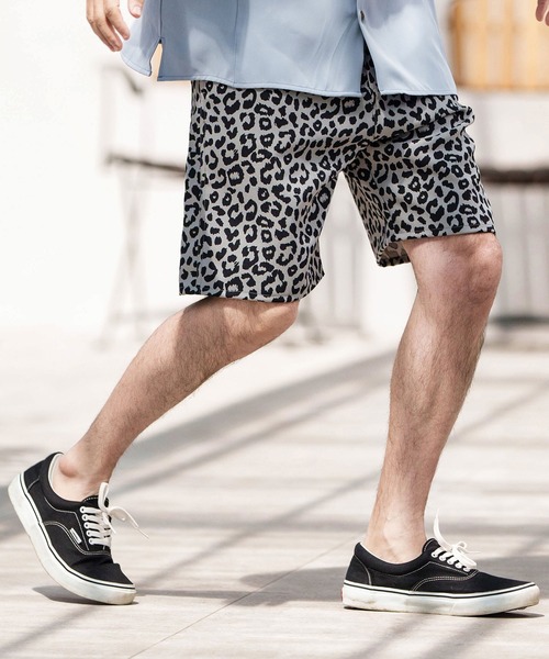 OAS レオパード　ショートパンツ CAMBIO(カンビオ)】レオパード柄ショートパンツ | CAMBIO カンビオ