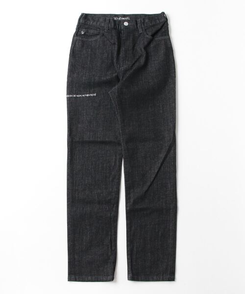 ジーンズ 「SEMIVOWEL」セミヴァウル　deuce テーパード　reptro black メンズ レディース | fridge