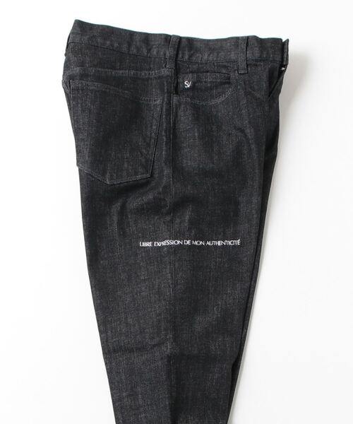ジーンズ 「SEMIVOWEL」セミヴァウル　deuce テーパード　reptro black メンズ レディース | fridge | 03