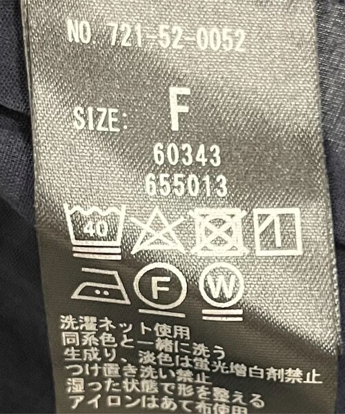 新品　SHIPS anyハンドスモッキング コットン フレア ブラウス SHIPS any ブラウス シャツ any:「洗濯機可能」ハンド
