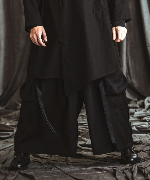ノーアイディー サルエルバギートラウザーズ ワイドパンツ M~L 新品未使用 楽天市場】30%OFF SALE セール NO ID. BLACK ノーアイディー