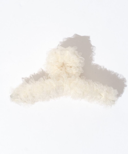 flower ヘアクリップ スモーキーチュールクリップ : ZOZOTOWN Yahoo!店