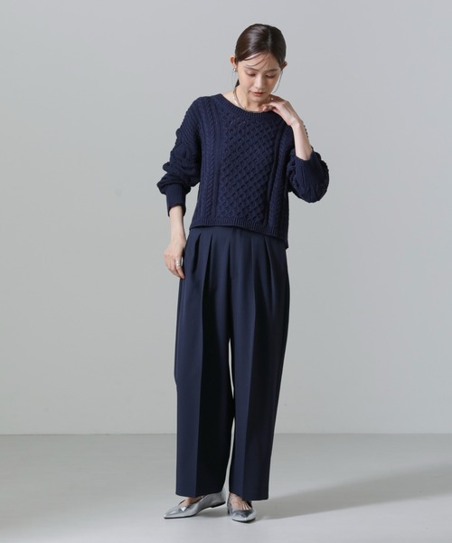 NANO universe（ナノ・ユニバース） ニット セーター ケーブル