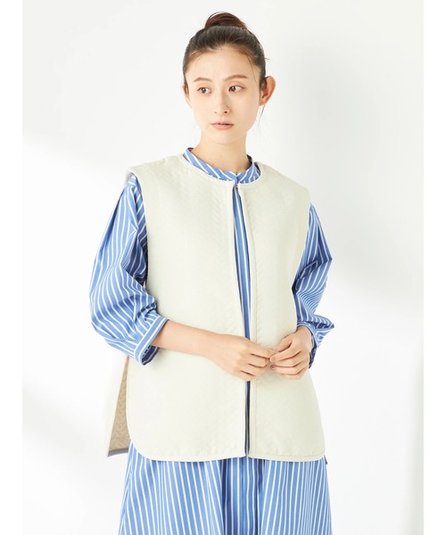 ベスト ジレ ふくれJQベスト レディース