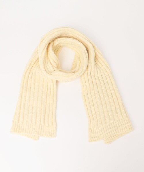 quaranciel ストール マフラー quaranciel: リブ ボリューム ロング