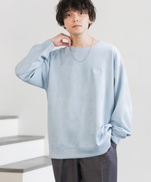 トレーナー スウェット カットスウェード/ワンポイント刺繍オーバーサイズクルーネック メンズ｜ZOZOTOWN Yahoo!店