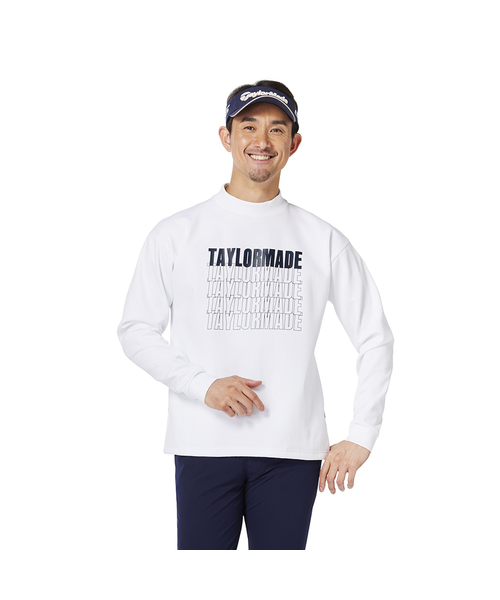 TAYLOR MADE ホワイト スウェット TaylorMade トレーナー スウェット グラフィックロゴ スウェット