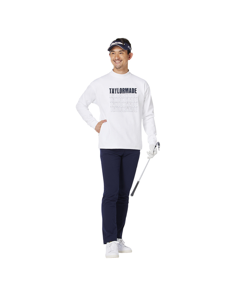 TAYLOR MADE ホワイト スウェット TaylorMade トレーナー スウェット グラフィックロゴ スウェット