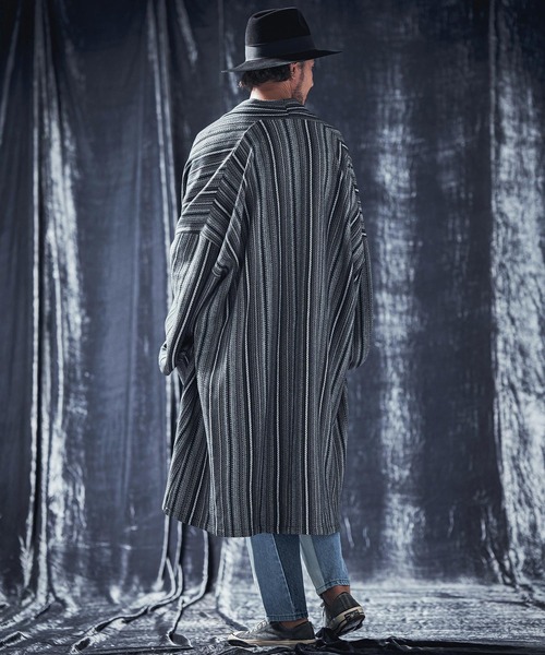ワイドパンツ ジーンズ mp12739-Switching design denim pants デニムパンツ メンズ_8