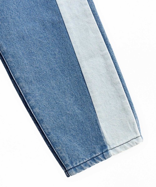 ANGENEHM ジーンズ mp12739-Switching design denim pants