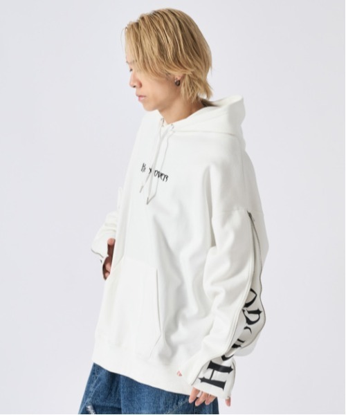 RE730 パーカー 「RE730」袖ジッパーギミック/モンスタークロウ