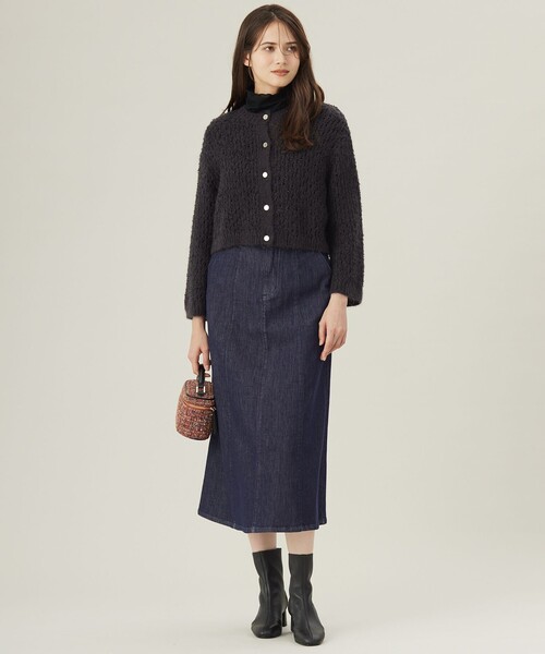 自由区（ジユウク） デニムスカート ウスカルデニム スカート