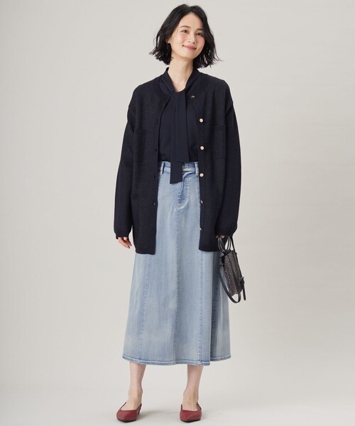 自由区（ジユウク） デニムスカート ウスカルデニム スカート