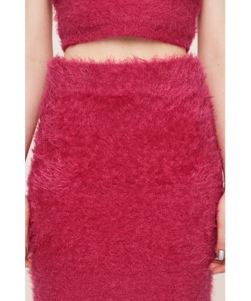Bab SHAGGY I-LINE SKIRT 新品未使用 SLY | SHAGGY FRINGE I LINE スカート (スカート(ロング