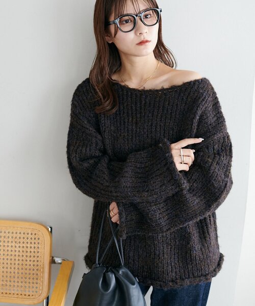 Discoat（ディスコート） ニット セーター 「WEB限定」手編み風プル