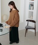 ニット セーター 「WEB限定」手編み風プルオ...の詳細画像3