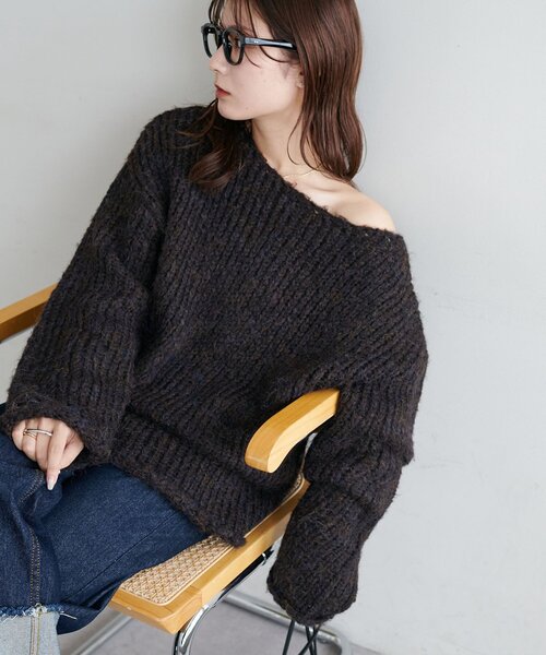 姉さん新品タグ付き★27500円♥ ADORE 新品タグ付き 黒 ニット 姉さん様専用新品タグ付き☆27500円♥ ADORE 新品タグ付き 黒 ニット