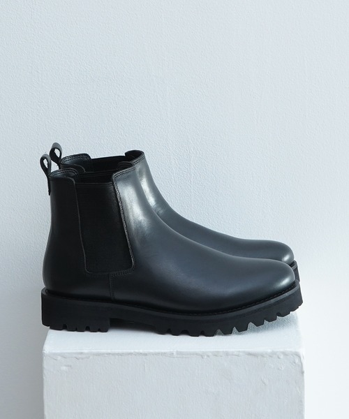 MADULI（マドゥリ） ブーツ タンクソールサイドゴアブーツ レディース