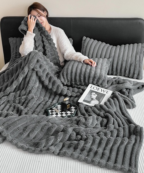 CERCA ブランケット 「 somni / ソニ 」 もこもこ毛布 掛け布団