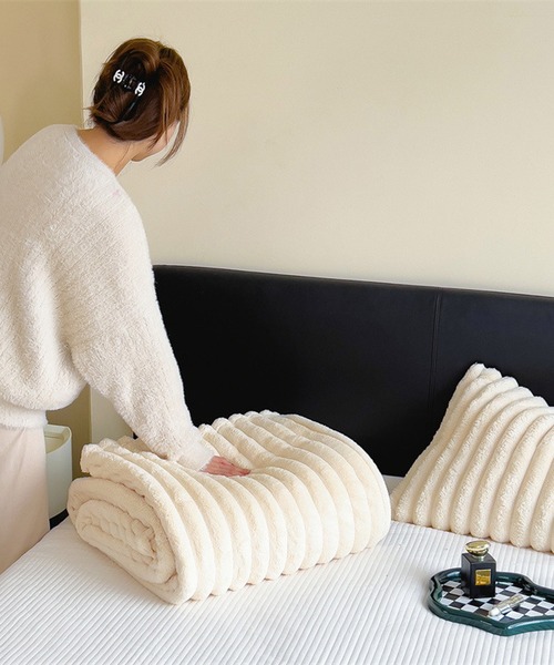 CERCA ブランケット 「 somni / ソニ 」 もこもこ毛布 掛け布団