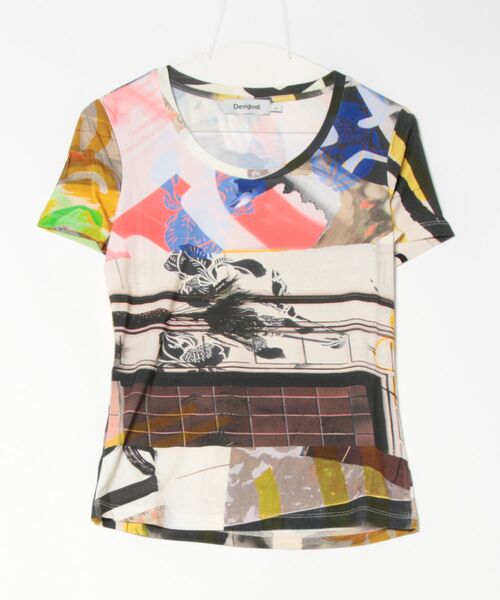 Desigual（デシグアル） tシャツ コラージュプリントTシャツ