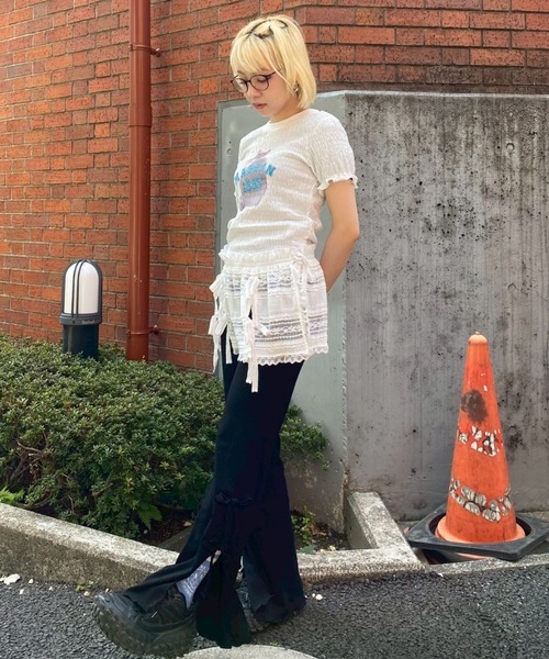 Candy Stripper レースフレアパンツ LOVE ME FLARE PANTS | Candy Stripper（キャンディ