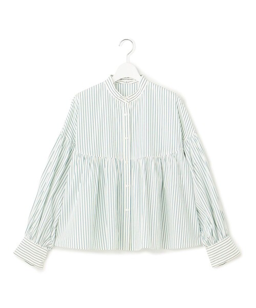 23区（ニジュウサンク） ブラウス シャツ 「洗える」CANCLINI ギャザー