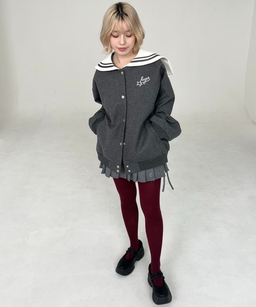 hugi セーラースターブルゾン ネイビー hugi ブルゾン アウター SAILOR STAR BLOUSON/セーラースターブルゾン