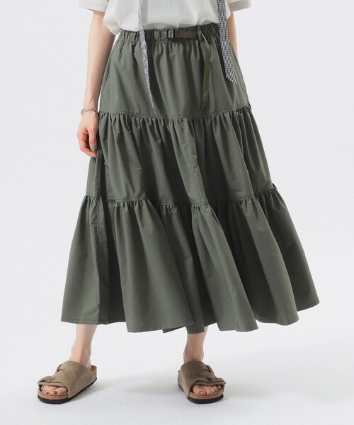 【CELINE】ミニスカート コットンツイル ベージュ MINI SKIRT IN COTTON CELINE(セリーヌ) TWILL(ツイル) - 海外