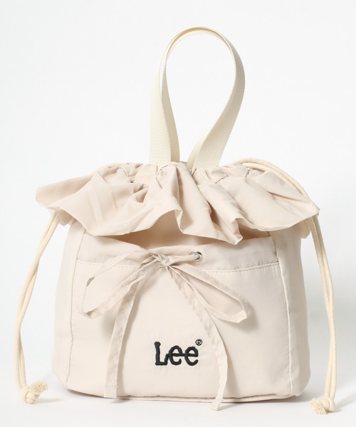 Lee ショルダーバッグ バッグ Lee(リー)リボン巾着フリル Lee ショルダーバッグ バッグ Lee(リー)リボン巾着フリル