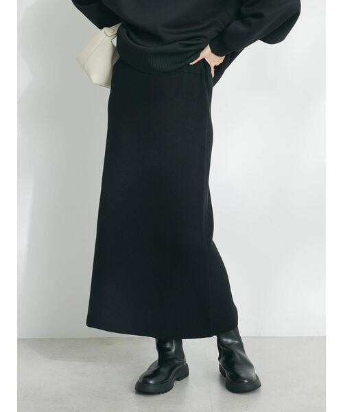 「CRAFT STANDARD BOUTIQUE」 ニットスカート M ブルー レディース_画像2