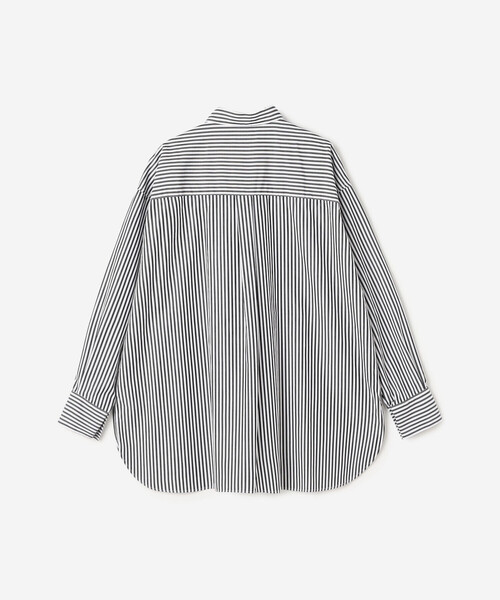 ブラウス シャツ Gymphlex | ボタンダウン 長袖チュニックシャツ STRIPE WOMEN レディース GYMPHLEX ブラウス シャツ Gymphlex | ボタンダウン 長袖