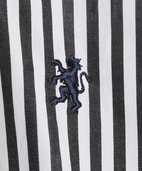 ブラウス シャツ Gymphlex | ボタンダウン 長袖チュニックシャツ STRIPE WOMEN レディース GYMPHLEX ブラウス シャツ Gymphlex | ボタンダウン 長袖