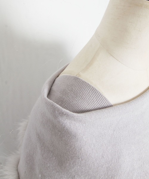 「tocco closet」 ニットワンピース M オフホワイト レディース_画像3