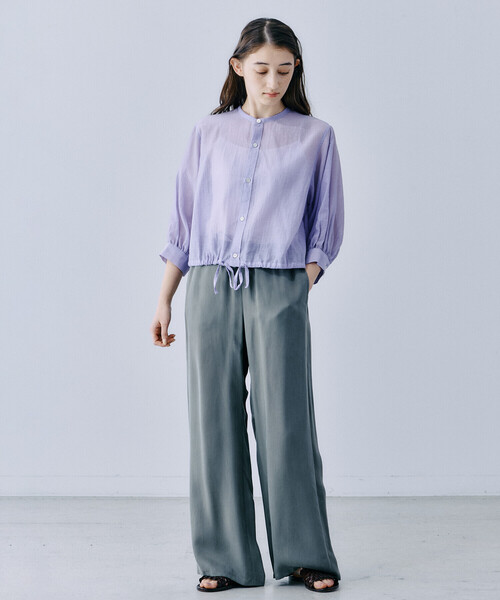 le glazik パンツ セール】LE GLAZIK/ル グラジック エラスティックパンツ RAYON