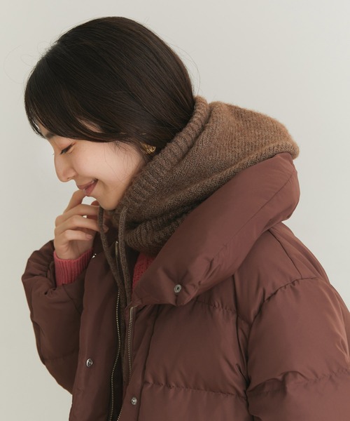 VIS（ビス） ダウンジャケット L ダークブラウン レディース