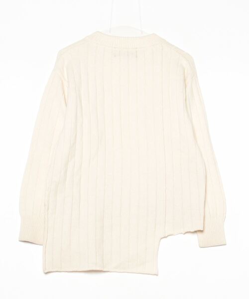 「MADEMOISELLE ROPE'」 長袖ニット 38 ホワイト レディース_画像2