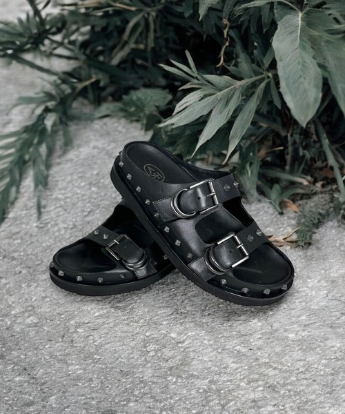 サンダル・ミュール Ash URUS SANDALS ASH サンダル ASH/アッシュ「URUS」スタッズスライドサンダル
