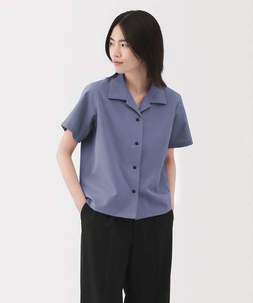 シャツ/ブラウス(半袖/袖なし) MIST SEPTEMBER 婦人 涼感 半袖シャツ（シャツ/ブラウス）｜無印良品（ムジルシリョウ