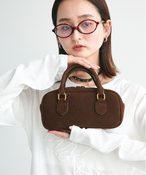 ad thie（アドティエ） ショルダーバッグ バッグ スエードタッチ ミニ